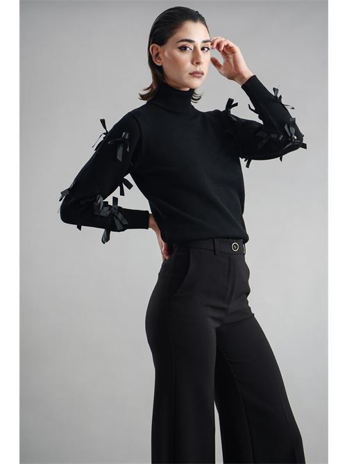 Maglia in viscosa GM by Gai Mattiolo | GM3470NERO